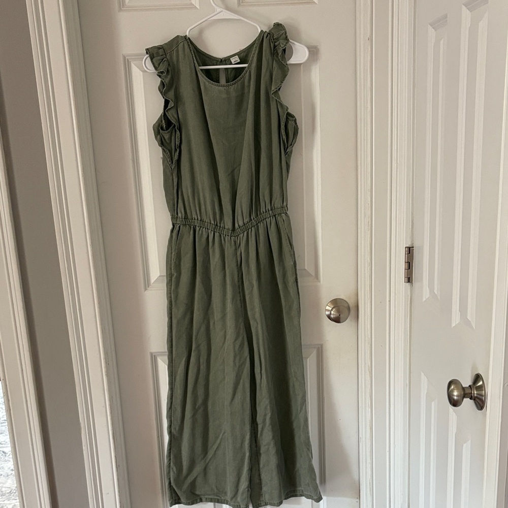 Old Navy Olive Green Jumpsuit